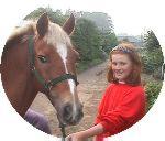 Lizzie & Lucky at Hayfield Riding Centre