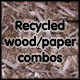 recycled wood/paper products