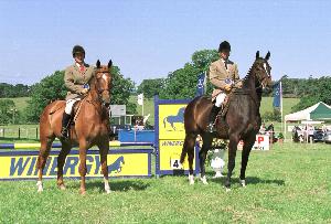 Winners of te Burghley Winergy Young Event Horse 4 year old section