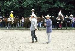 The judging of a Western Pleasure class
